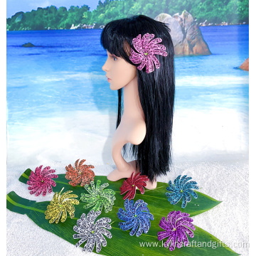 4" Handmade Double Artificial Flower Tiare Island Parties